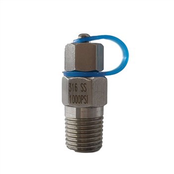 Tapón de prueba de acero inoxidable 316