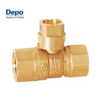 Vávula de bola femenina de cobre amarillo del gas de 600 PSI WOG para los sistemas de tuberías de gas