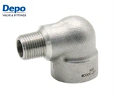 Codo de calle hembra/macho de alta presión 3000LB NPT Codo de calle roscado Technics forjado de 90 grados