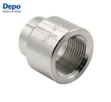 Acoplador de eje de brida de acero inoxidable, adaptador de acoplador de tubo hembra, acoplador roscado