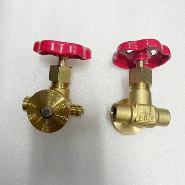 PN 100 Brass Spherical Valve With Plate